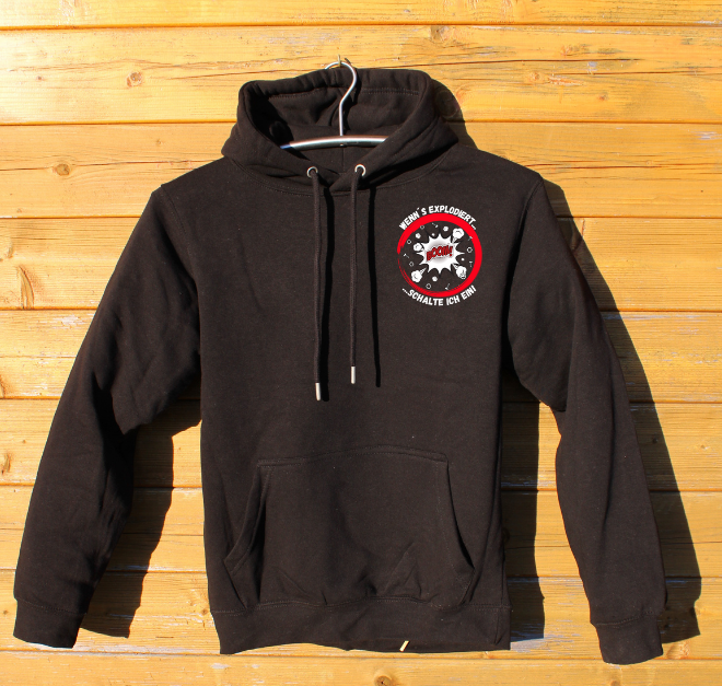 Hoodie mit Kapuze Schwarz
