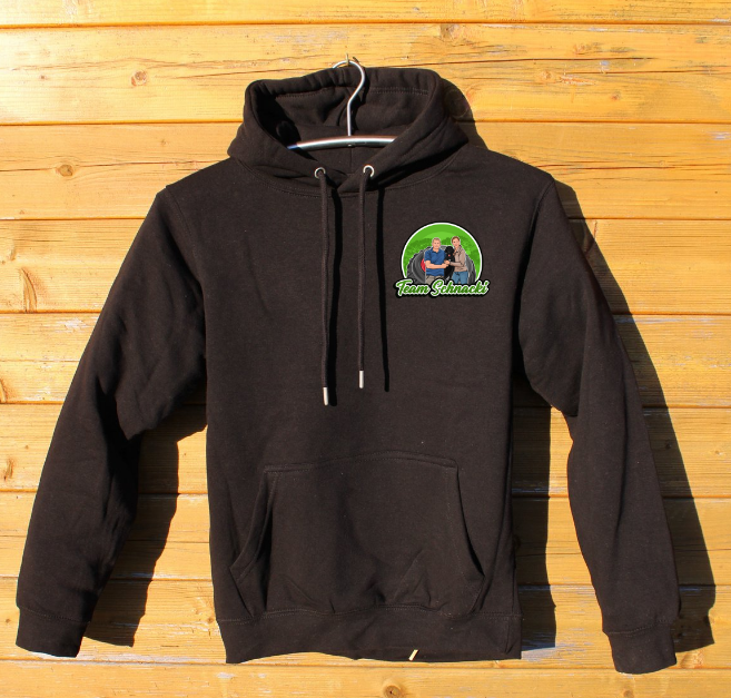 Hoodie mit Kapuze Schwarz